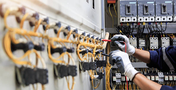 Professional Electrician technician working in Navy, VA